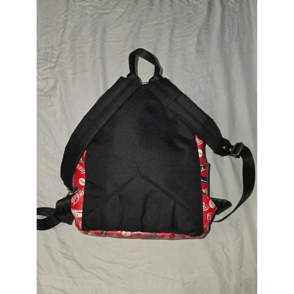 Coca cola brand coke bottle coke can print mini backpack purse bookbag!